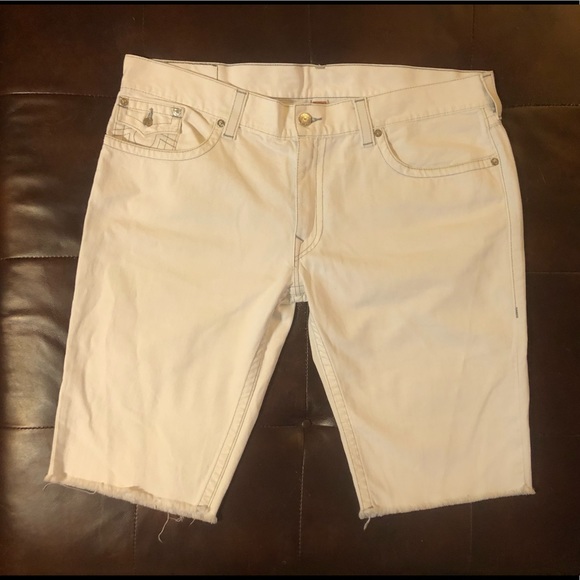 True Religion white SHORTS